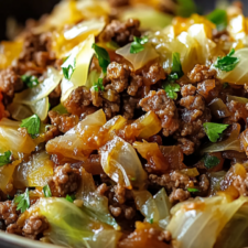 Ground Beef and Chopped Cabbage-image