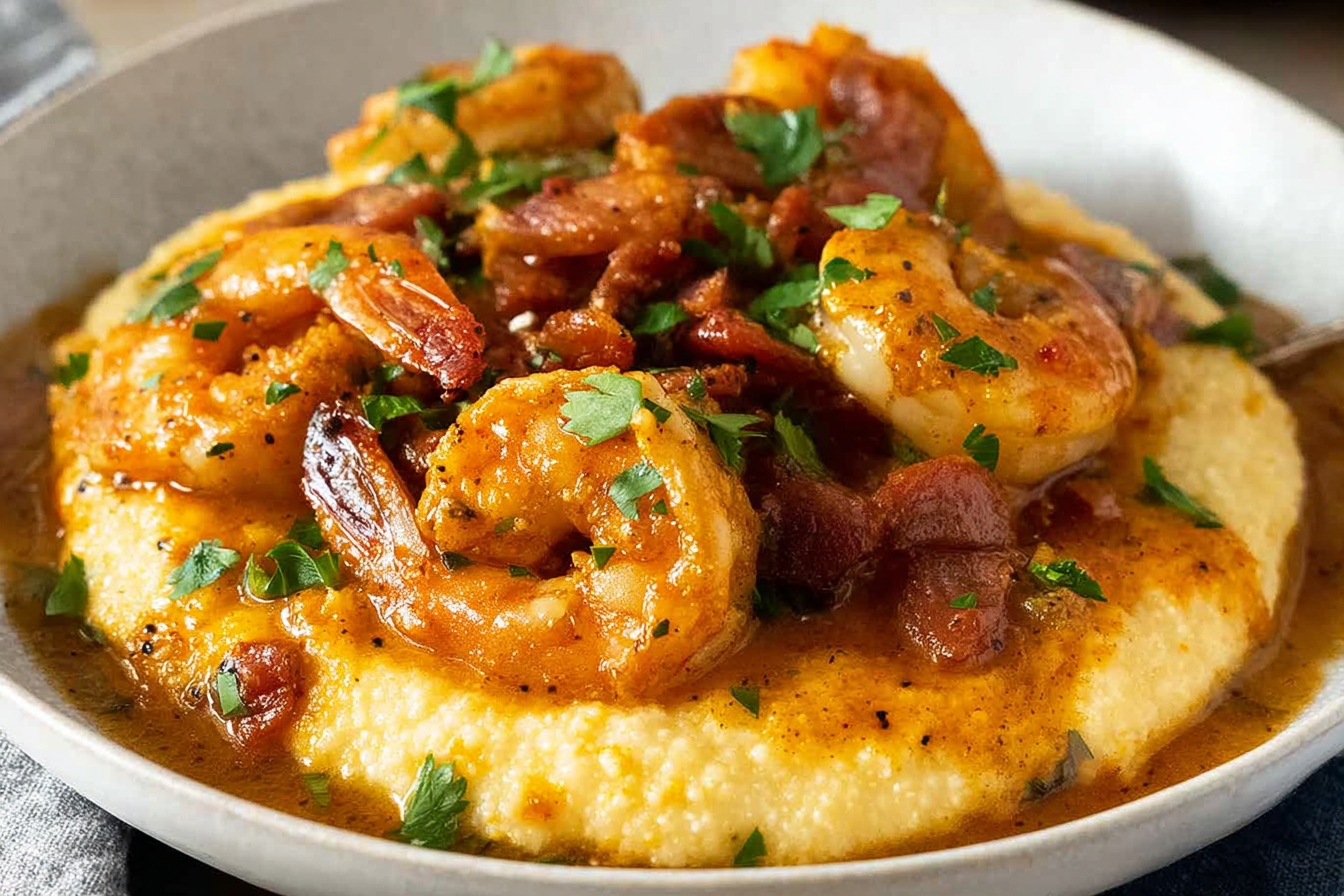 Authentic Southern Shrimp and Grits