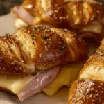 Baked Pretzel Loaf Sandwich