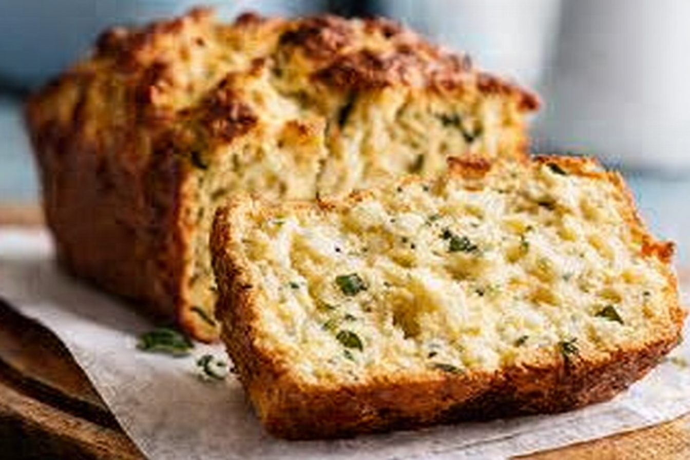 Cheese, Herb & Garlic Quick Bread
