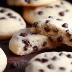 Melt-in-your-mouth chocolate chip cheesecake cookies fresh from the oven