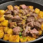 Cowboy Butter Steak & Potato Skillet