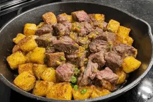 Cowboy Butter Steak & Potato Skillet