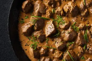 Creamy Chicken Livers