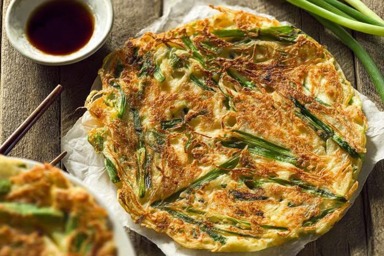 Crispy Korean Spring Onion Pancake