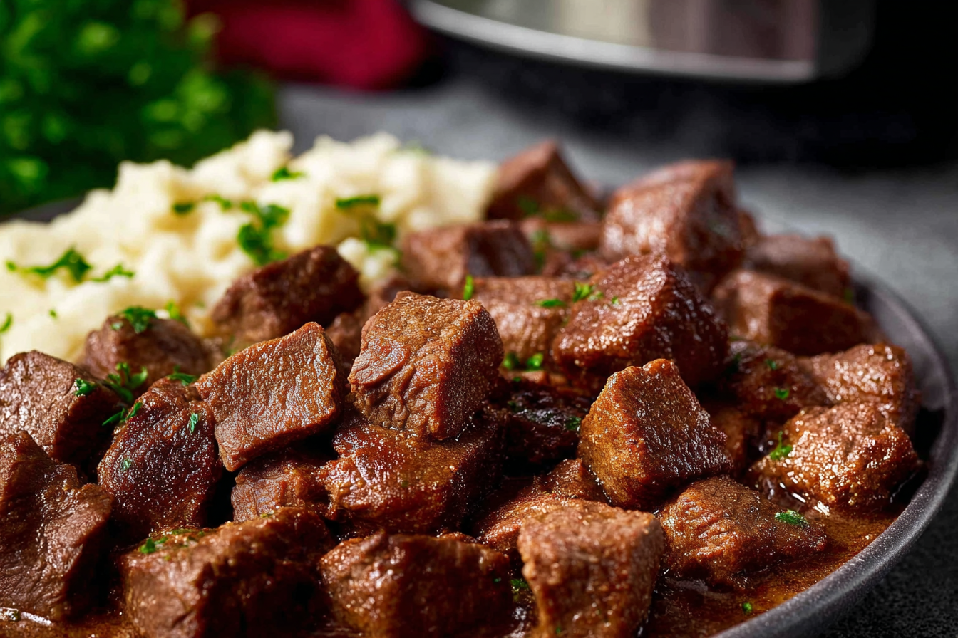 Crockpot Steak Bites