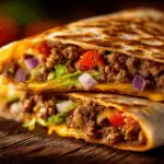 Homemade Taco Bell Crunchwrap Supreme