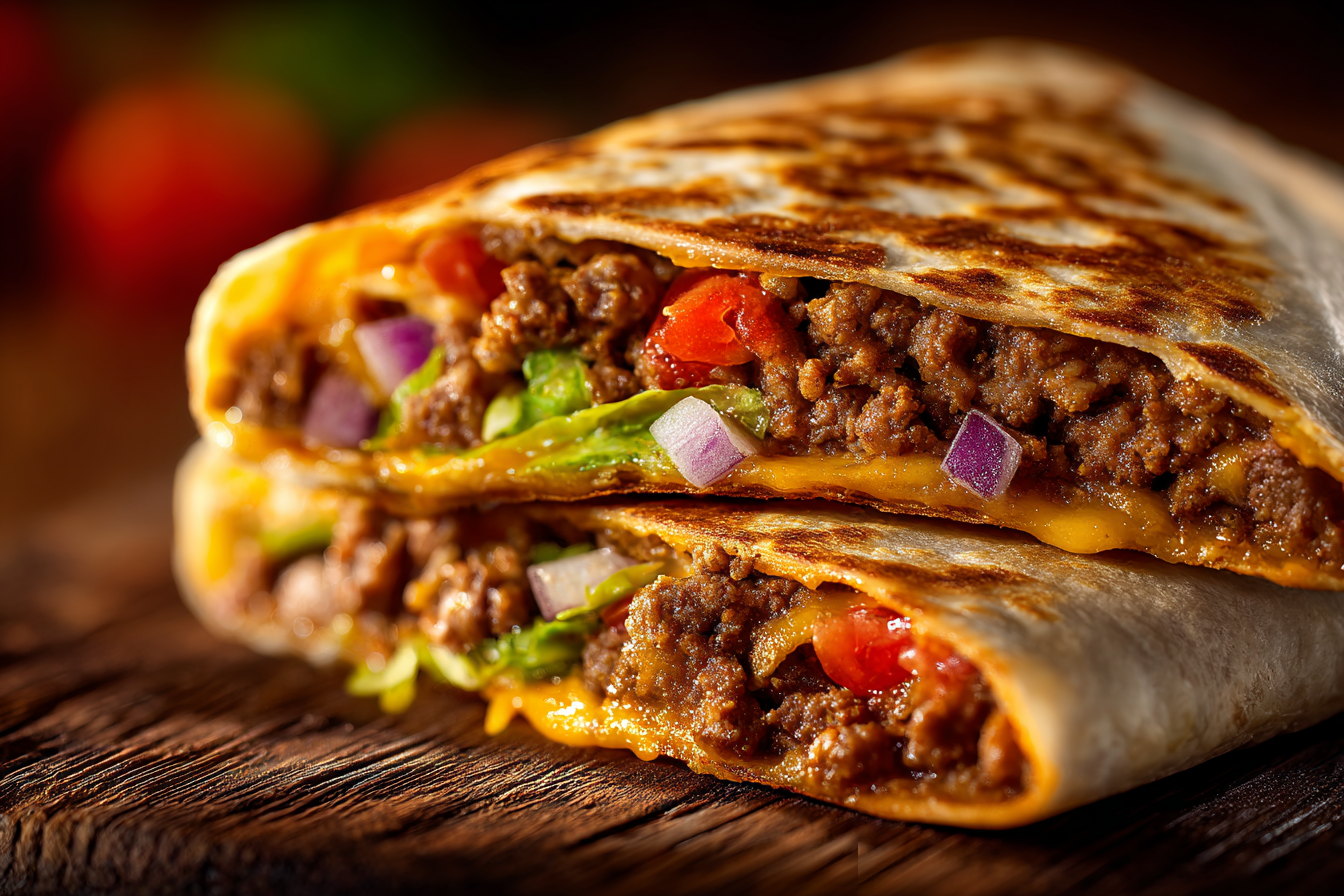Homemade Taco Bell Crunchwrap Supreme