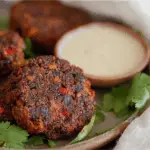 Lime Drenched Sweet Potato Black Bean Patties