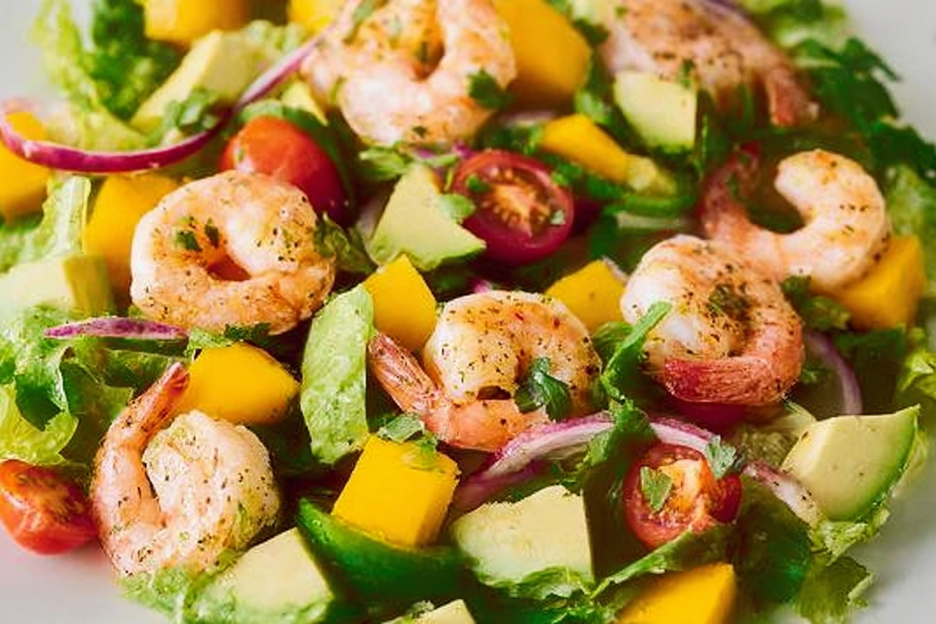 Mango Avocado Shrimp Salad
