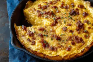 Smashed Potato Crusted Quiche