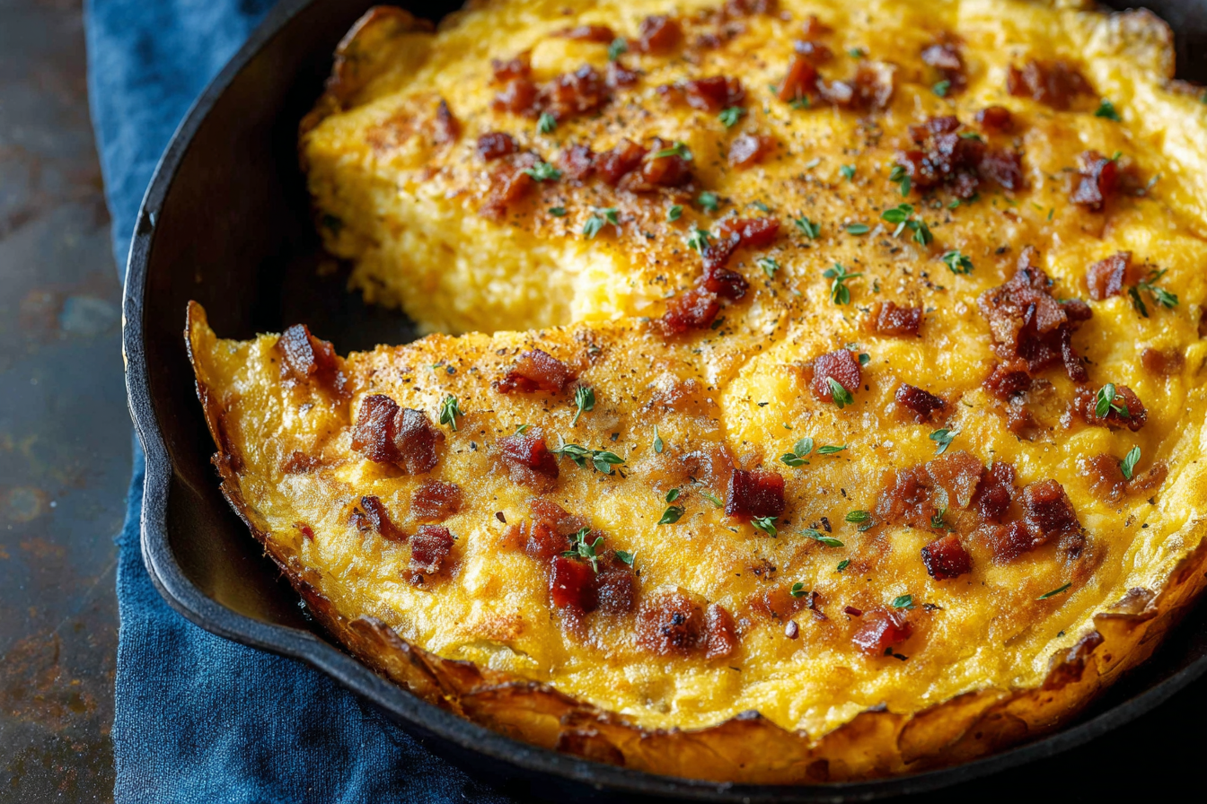 Smashed Potato Crusted Quiche