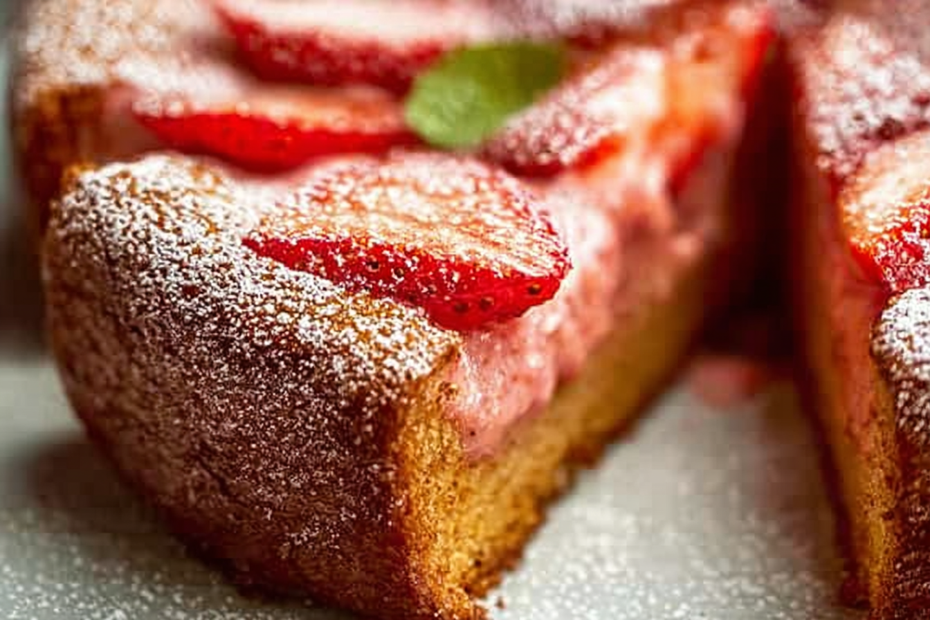Strawberry Butter Cake