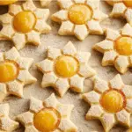 Summer Solstice Sun Cookies with Lemon Curd