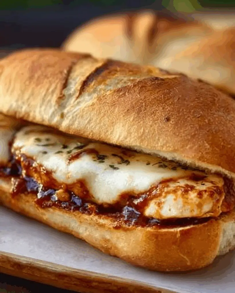 Sandwiches grilling on a BBQ with cheese melting