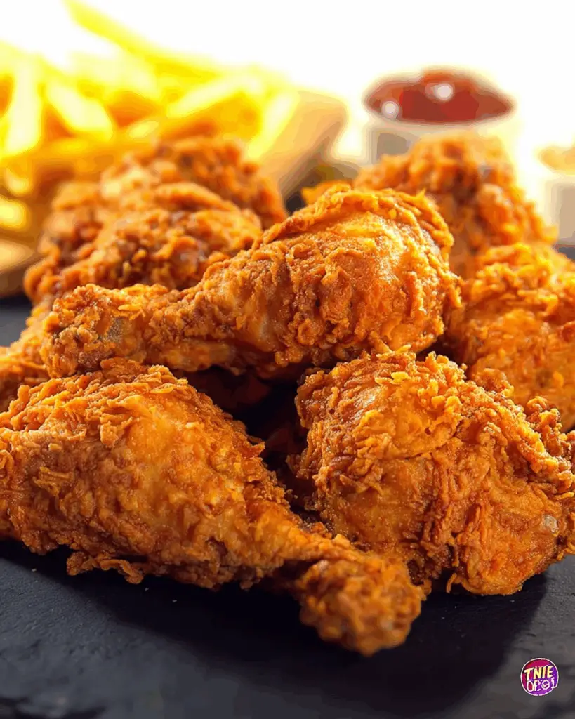 Fried, air-fried, and oven-baked homemade KFC chicken methods