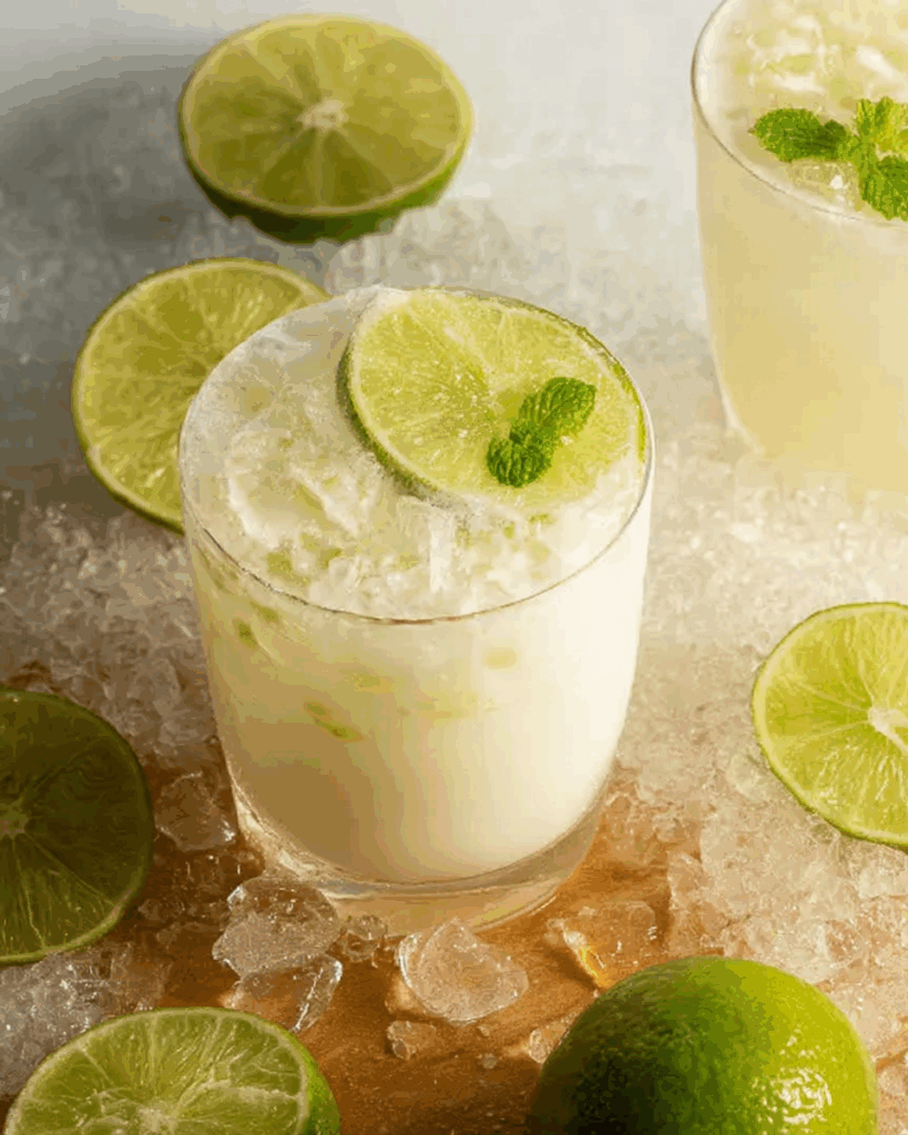 Brazilian Lemonade coconut milk tropical version