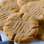 Chewy Peanut Butter Cookies fresh out of the oven