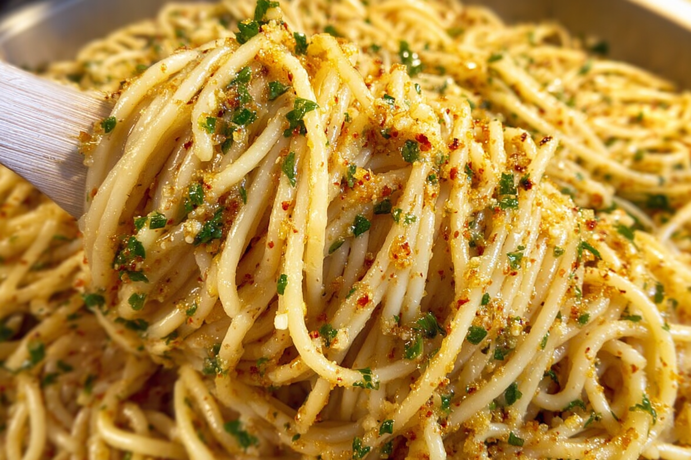 Creamy Garlic Butter Pasta Recipe with Basil and Parmesan