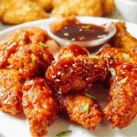 Crispy Korean Fried Chicken with Spicy Gochujang Sauce