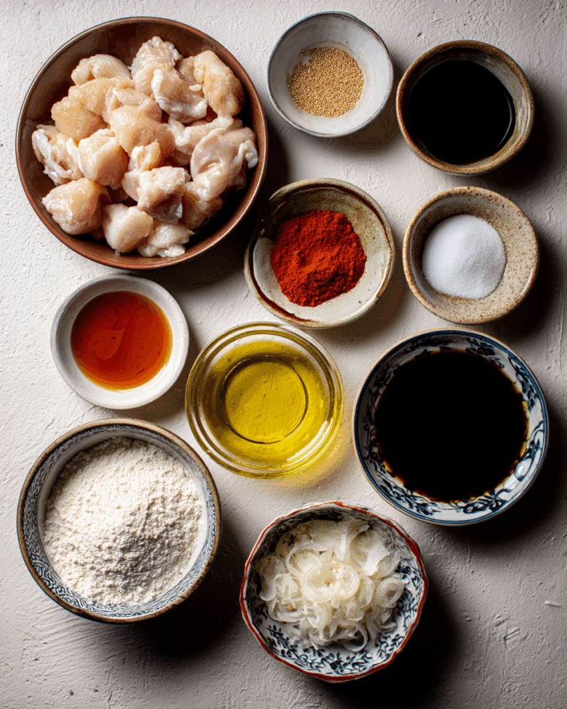 Gochujang Sauce Ingredients for Korean Fried Chicken