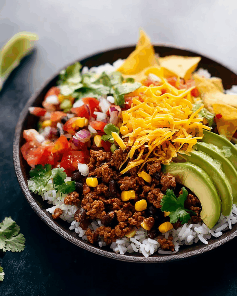 Healthy Taco Bowl Variation