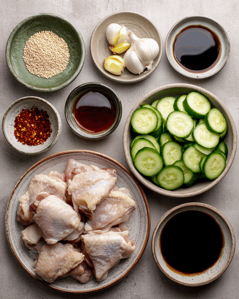 Korean BBQ marinade ingredients in a wooden bowl
