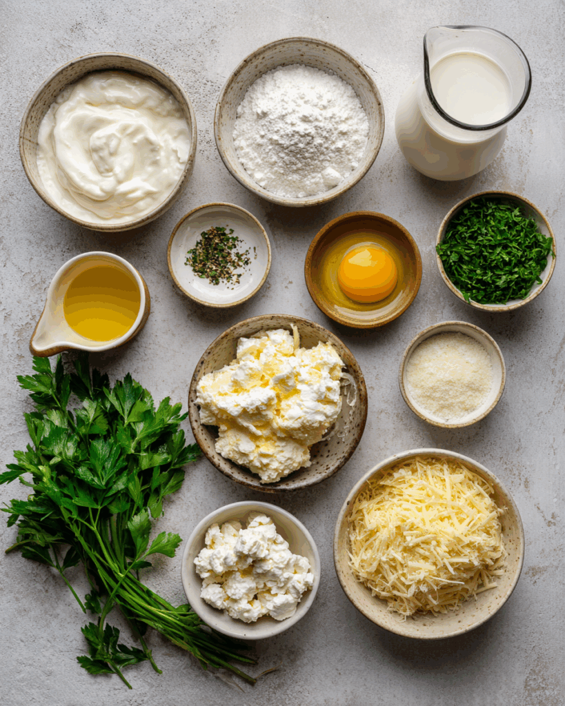 Making Cottage Cheese Alfredo step by step with blender