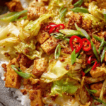 Tofu Cabbage Stir Fry Recipe with Fresh Vegetables