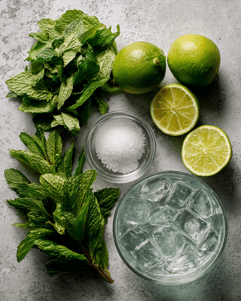 fresh mint for mojito cocktail