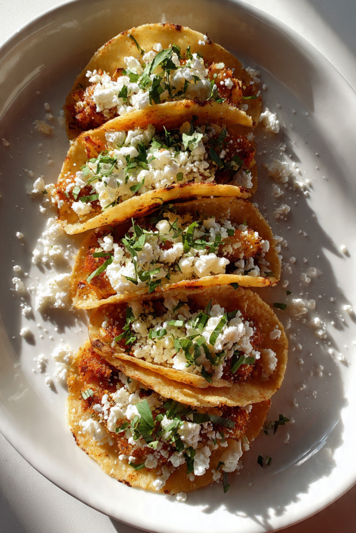 Potato Tacos with Green Chilies