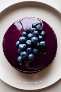 blueberry glazed cake