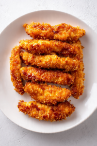 Crispy Honey Butter Garlic Chicken Strip