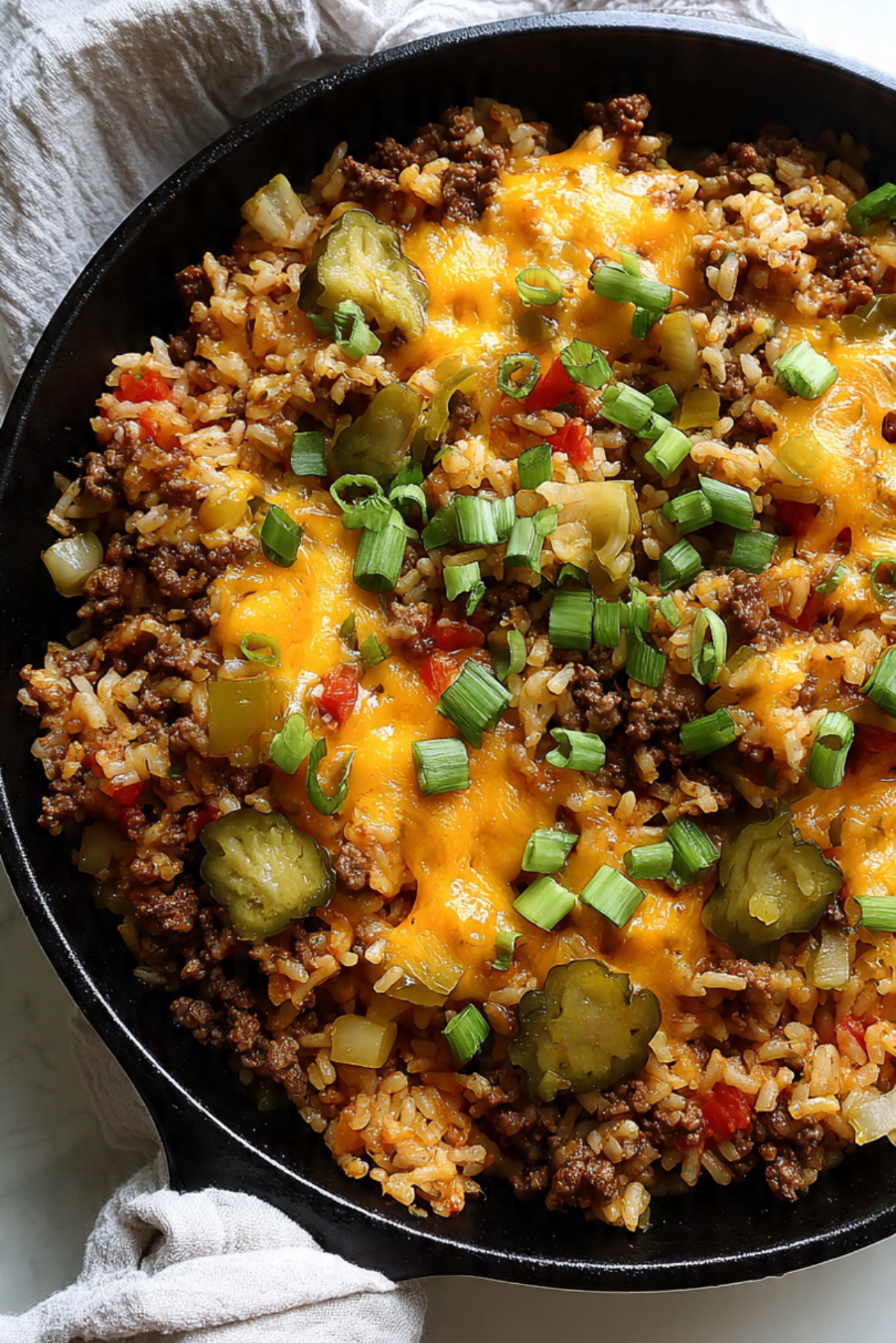 Cheeseburger Rice