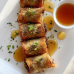 Texas Twinkies Egg Rolls with Honey