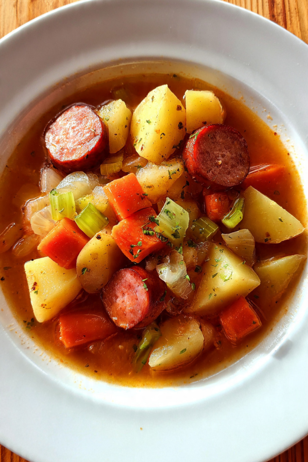 KIELBASA SOUP WITH POTATOES