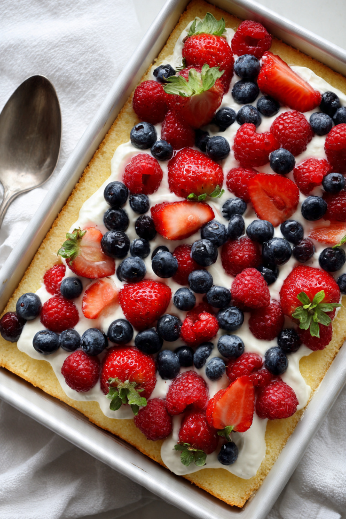 Lemon-Berry Sheet Pan Trifle