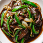 Chinese pepper steak with onions!