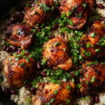 One-Pot Jerk Chicken with Rice & Peas