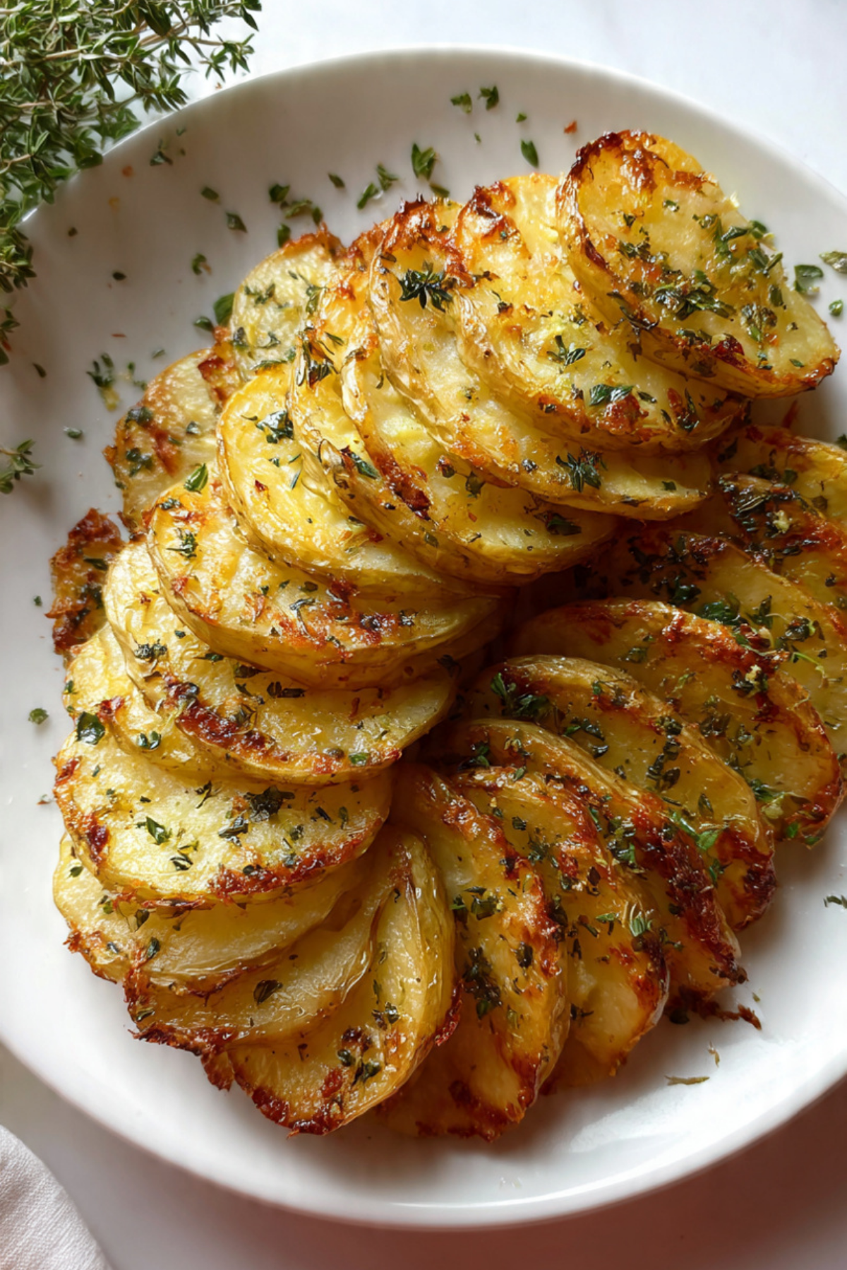 SLICED BAKED POTATOES
