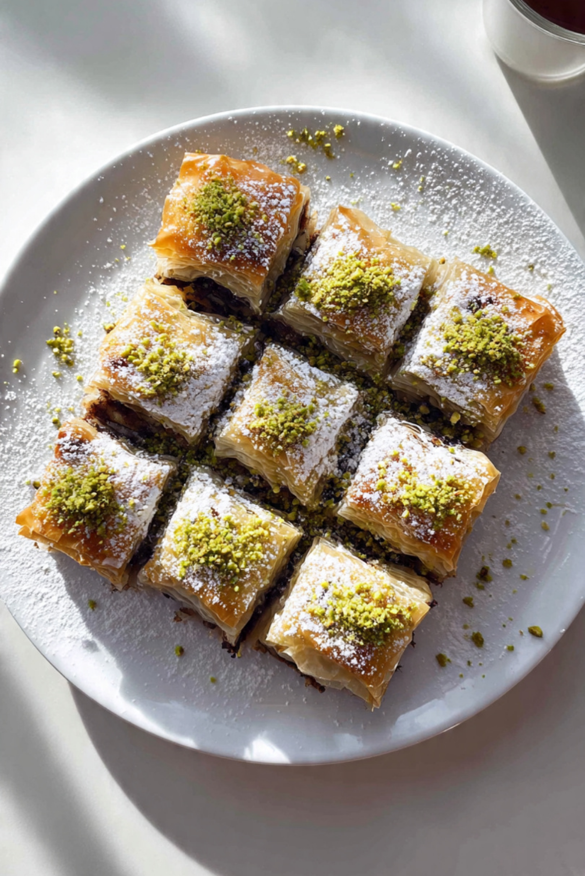 Chocolate-Pistachio Bougatsa