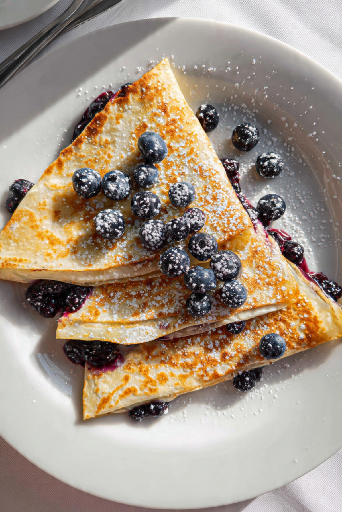 Blueberry Breakfast Quesadilla