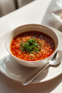 Tomato Rice Soup