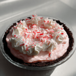 No-Bake Candy Cane Pie