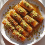 Greek Nut and Honey Pastry Rolls