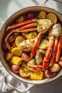 onion boil with crab