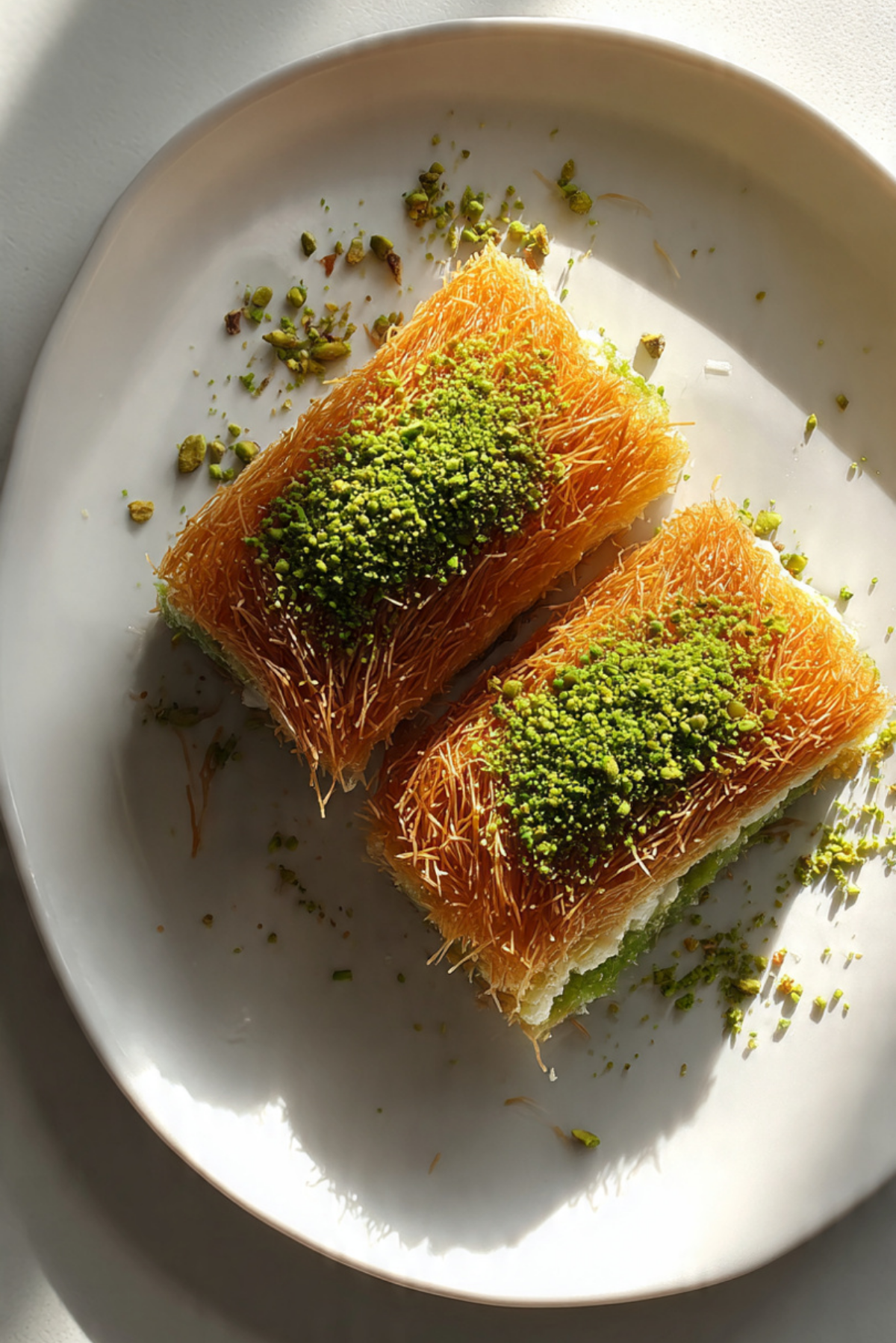 Pistachio Kunafa Sandwich