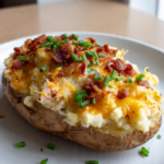 Loaded Chicken Twice Baked Potato