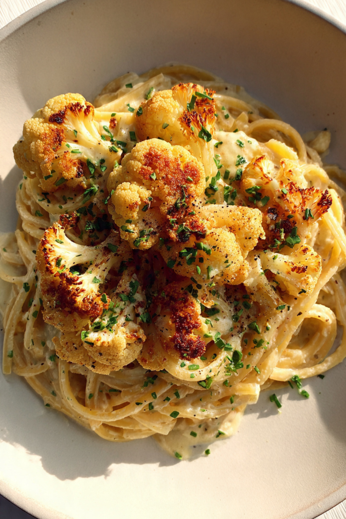 ROASTED CAULI CARBONARA