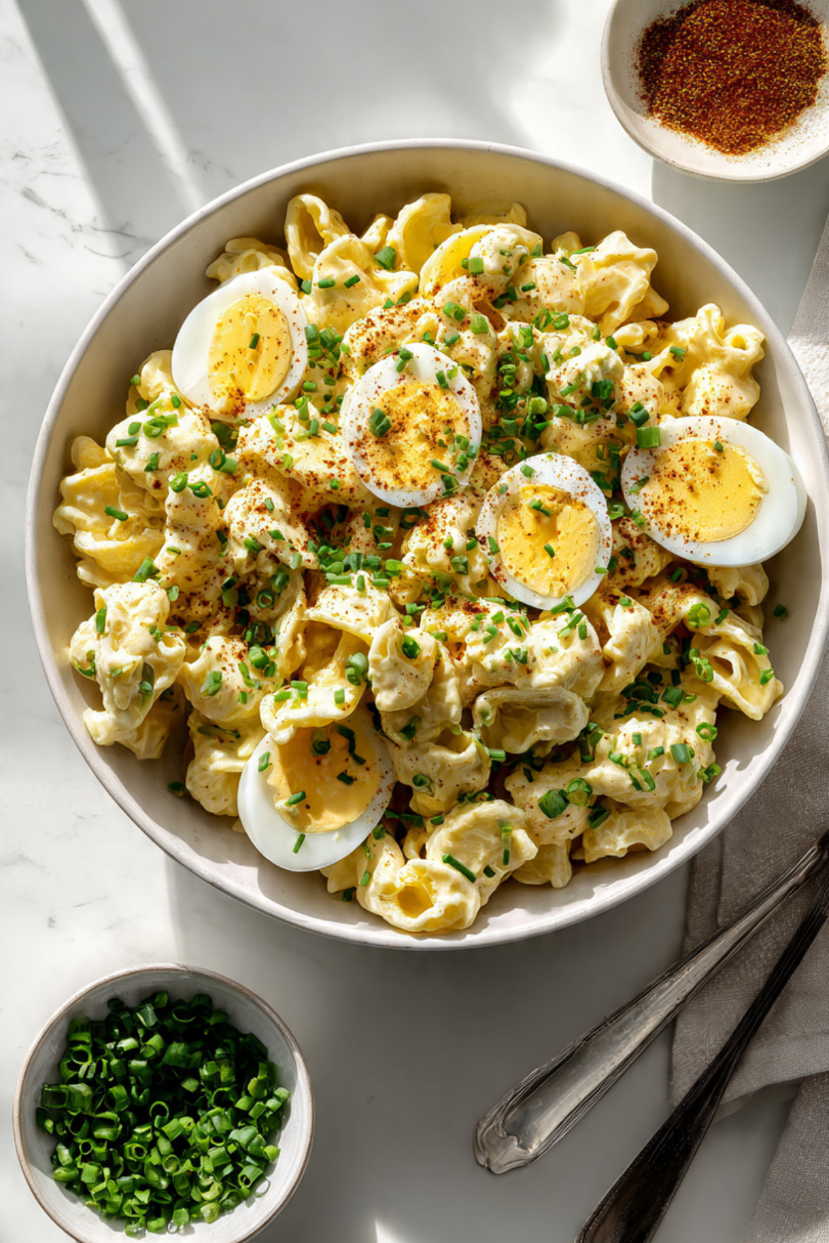 Deviled Egg Pasta Salad